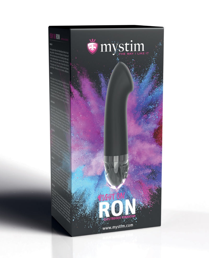 Indlæs billede i gallerifremviser, Mystim Right on Ron eStim G Vibrator - Black