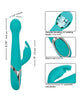 Carica l'immagine nel visualizzatore Galleria, Enchanted Oscillate Vibrator - Turquoise Blue