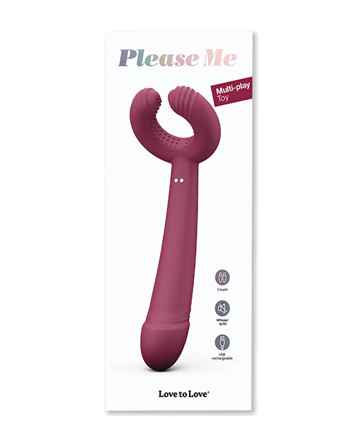 Carica l'immagine nel visualizzatore Galleria, Love to Love Please Me Multi-Play Vibrator - Plum Star