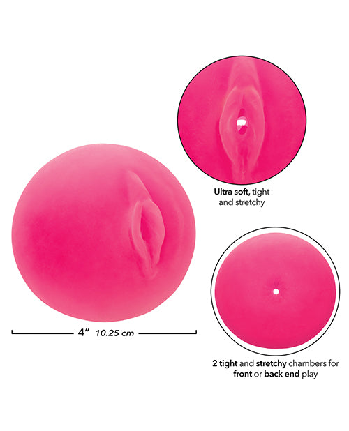 Load image into Gallery viewer, Pop Sock! Pussy & Ass Ball Masturbator - Pink