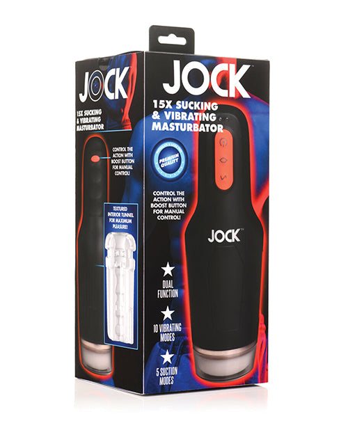 Cargue la imagen en el visor de la galería, Curve Toys Jock 15x Sucking & Vibrating Masturbator