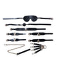 Załaduj obraz do przeglądarki galerii, Kinky Play Box BDSM Kit 5 Piece Bondage Set - Black