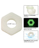 Indlæs billede i gallerifremviser, Alpha Liquid Silicone Glow in the Dark Prolong Sexagon Ring