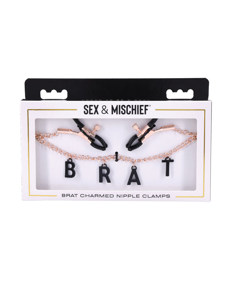 Încărcați imaginea în vizualizatorul Galerie, Sex & Mischief Brat Charmed Nipple Clamps