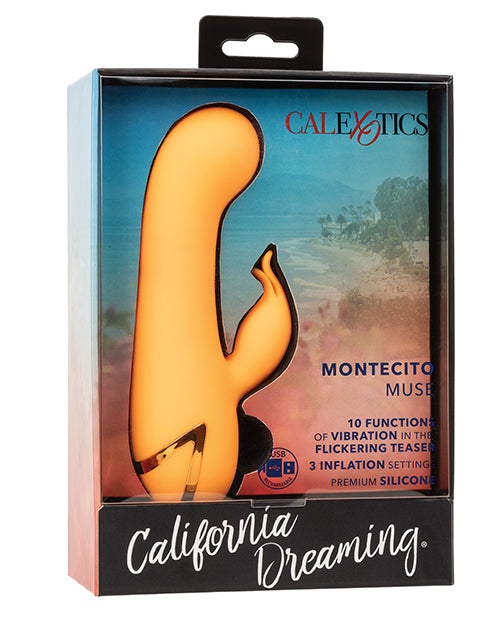 Carica l'immagine nel visualizzatore Galleria, California Dreaming Montecito Muse Dual Stimulation Vibe - Orange
