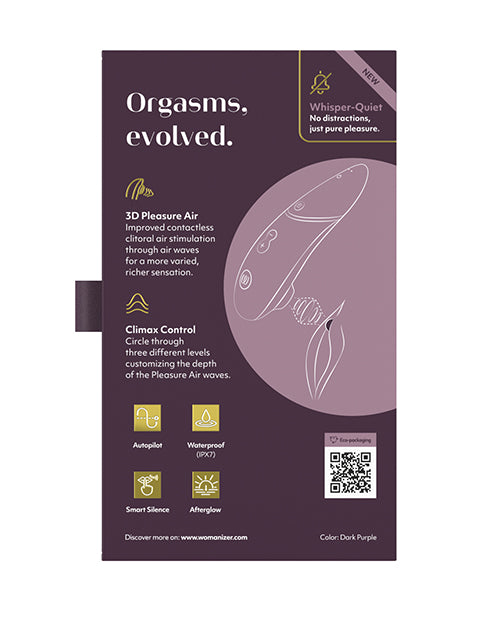 Carica l'immagine nel visualizzatore Galleria, Womanizer Next 3D Climax Control Pleasure Air - Dark Purple