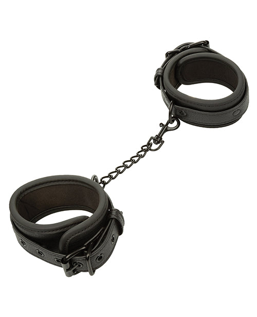 Load image into Gallery viewer, Nocturnal Collection Adjustable Ankle Cuffs - Black