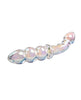 Afbeelding laden in Galerijviewer, Playboy Pleasure Jewels Double Glass Dildo w/Anal Beads - Clear