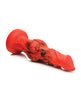 Load image into Gallery viewer, Creature Cocks Fire Hound Silicone Dildo - Large Red