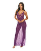 Load image into Gallery viewer, Katana Mesh & Eyelash Lace Gown - Purple L/XL