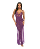Load image into Gallery viewer, Katana Mesh & Eyelash Lace Gown - Purple L/XL