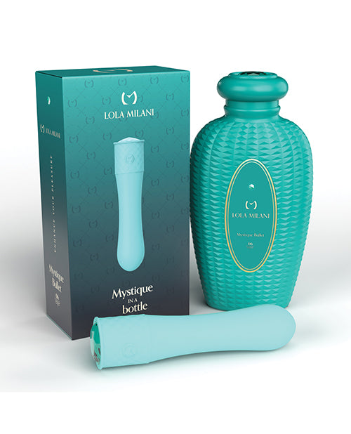 Lataa kuva gallerian katseluohjelmaan, Lola Milani Mystique Bullet w/Emerald Bottle - Teal