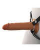 Load image into Gallery viewer, Fantasy X-tensions Elite 7" Silicone Hollow Strap-on - Brown