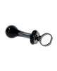 Cargue la imagen en el visor de la galería, Gender X Blow Pop Glass Anal Plug Black Sleek Nonporous