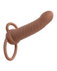 Carregar imagem no visualizador da Galeria, Performance Maxx Rechargeable Ribbed Dual Penetrator - Brown