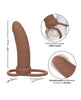 Load image into Gallery viewer, Performance Maxx Rechargeable Thick Dual Penetrator - Brown