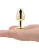 Załaduj obraz do przeglądarki galerii, Gemsations 2" Beginners Bling Bling Metal Butt Plug - Gold