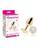 Załaduj obraz do przeglądarki galerii, Gemsations 2" Beginners Bling Bling Metal Butt Plug - Gold