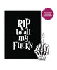 Afbeelding laden in Galerijviewer, Halloween Rip Fucks Greeting Card w/Sticker