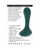 Load image into Gallery viewer, Gender X Goes Anywhere Vibrating Silicone Plug - Teal