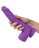 Carica l'immagine nel visualizzatore Galleria, Vibratore ricaricabile in silicone con perline rotanti e pulsanti - Viola