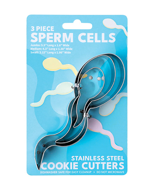 Cargue la imagen en el visor de la galería, Cookie Cutter Sets - 3 pc Sperm