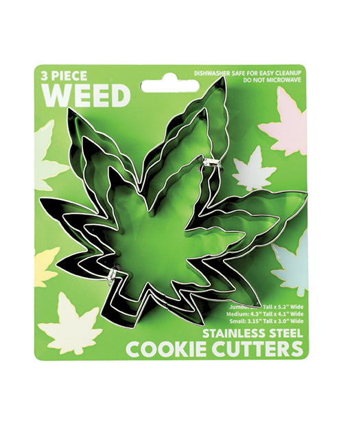 Indlæs billede i gallerifremviser, Cookie Cutter Sets - 3 pc Weed