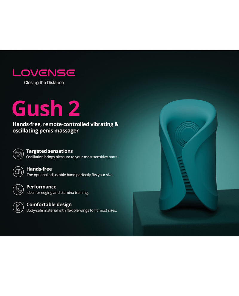 Charger l'image dans la visionneuse de la galerie, Lovense Gush 2 Handsfree Masturbator - Teal