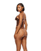 Charger l'image dans la visionneuse de la galerie, Liquid Metal Metallic Mesh Bustier w/G-String 2 pc Set - Metallic Copper LG