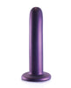 Load image into Gallery viewer, Shots Ouch 6" Smooth G-Spot Dildo - Metallic Purple