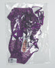 Load image into Gallery viewer, Metallic Scallop Stretch Lace Bra &/G-String - Purple SM