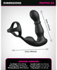 Charger l'image dans la visionneuse de la galerie, Anal Fantasy Elite Ass-Gasm Slide & Glide P-Spot Stimulator - Black