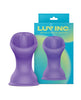 Carica l'immagine nel visualizzatore Galleria, Luv Inc. Mouth & Tongue Suction Cup Vibrator - Purple
