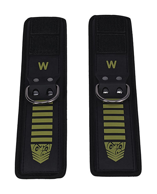 Load image into Gallery viewer, Fort Troff Tactical Wrist Cuffs - Black/Green