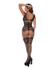 Load image into Gallery viewer, Fishnet Body Stocking w/Rhinestones (Thong not Included) - Black O/S