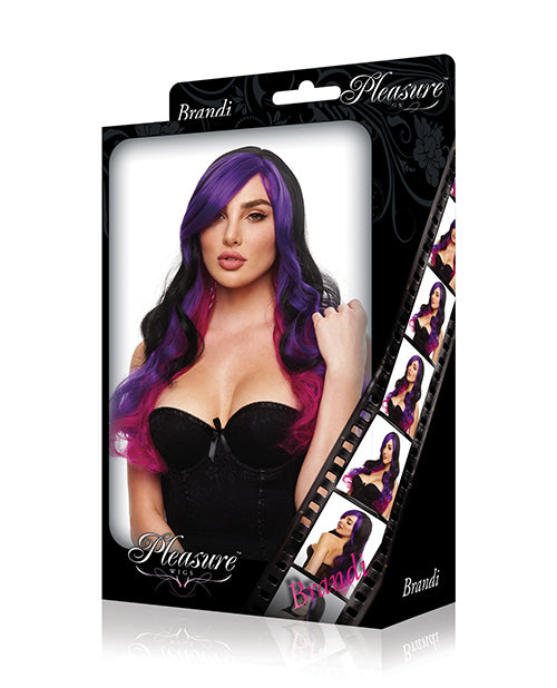 Load image into Gallery viewer, Pleasure Wigs Brandi - Black/Purple