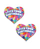 Carregar imagem no visualizador da Galeria, Pastease Tits Your Birthday! Heart - Multi-Color O/S