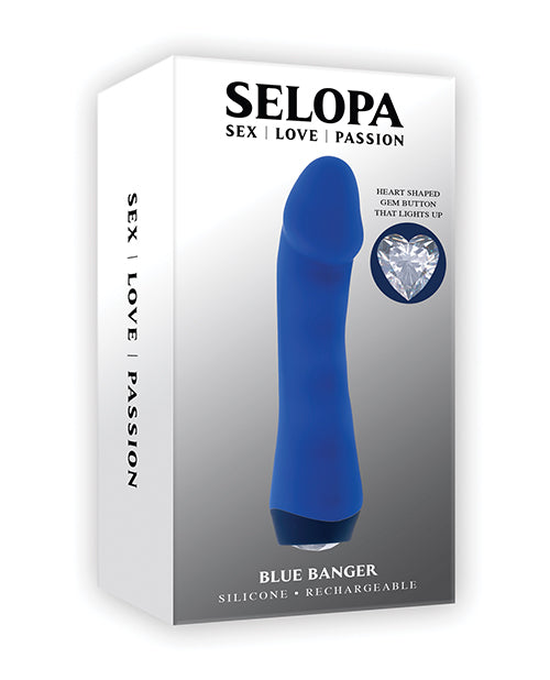 Cargue la imagen en el visor de la galería, Selopa Blue Banger Petite Vibrator - Blue