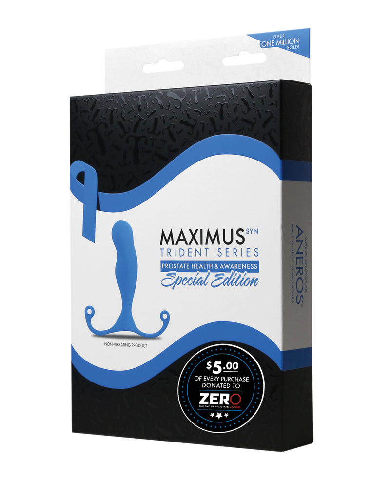 Charger l'image dans la visionneuse de la galerie, Aneros Maximus Syn Trident Special Edition Prostate Stimulator - Blue