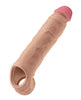 Cargue la imagen en el visor de la galería, Shaft Flexskin Liquid Silicone 8.8" Vibrating Sheath - Pine