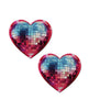 Cargue la imagen en el visor de la galería, Pastease Sparkling Discoball Heart - Blue and Pink O/S