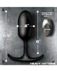 Încărcați imaginea în vizualizatorul Galerie, Heavy Hitters - Vibrating Weighted Silicone Anal Plug - Extra Large