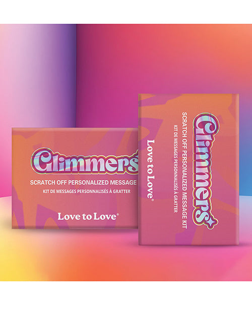 Carica l'immagine nel visualizzatore Galleria, Love to Love Glimmers Personalized Scratch Off - Multi Color