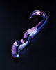Φόρτωση εικόνας στο πρόγραμμα προβολής Gallery, Cristal Blue Flame Curved Glass Dildo - Purple