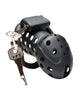 Load image into Gallery viewer, Master Series Lock Down Chastity Cage - Black