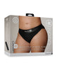 Load image into Gallery viewer, Shots Ouch Vibrating Strap On Hipster - Black XL/XXL