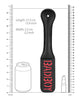Indlæs billede i gallerifremviser, Shots Ouch Bad Boy Paddle - Black