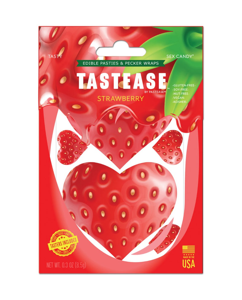 Lataa kuva gallerian katseluohjelmaan, Pastease Tastease Edible Pasties & Pecker Wraps - Strawberry O/S