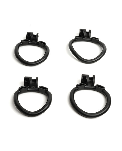 Încărcați imaginea în vizualizatorul Galerie, Sport Fucker Cellmate FlexiSpike Chastity Cage Size 4 Black And Pink Shower Friendly Resin