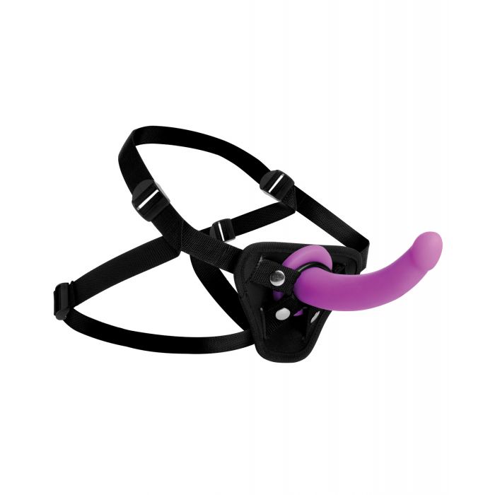 Charger l'image dans la visionneuse de la galerie, Strap U Navigator Silicone G Spot Dildo w/Harness